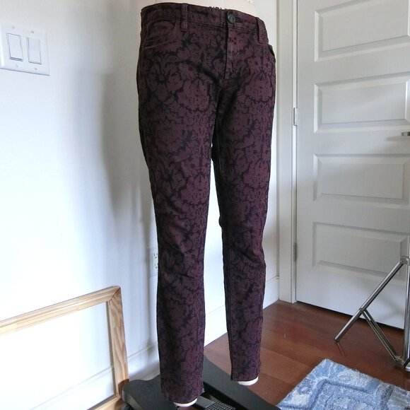 Plum Baroque Skinny Jeans - Picture 7 of 7
